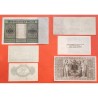. 6 billetes x ALEMANIA 1000 + 10000 MARCOS y 20 MILLONES + 100 MILLONES DE MARCOS 1923 1922 1910 WEIMAR Reichsmark MBC-/MBC-