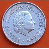 ANTILLAS HOLANDESAS 1/4 GULDEN 1965 REINA JULIANA KM.4 MONEDA DE PLATA EBC + PUNTITOS Netherlands Antilles