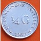 ANTILLAS HOLANDESAS 1/4 GULDEN 1965 REINA JULIANA KM.4 MONEDA DE PLATA EBC + PUNTITOS Netherlands Antilles