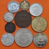 . @10 MONEDAS MUNDIALES@ NORUEGA PERU MARRUECOS INGLATERRA IRLANDA AUSTRIA FRANCIA RDA Lote 3