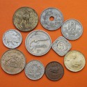 . @10 MONEDAS MUNDIALES@ CHILE ANTILLAS PERU BÉLGICA IRLANDA GRECIA INDIA INGLATERRA USA Lote 4