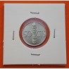 . @ERROR REVERSO GIRADO @ ESPAÑA 50 CENTIMOS 1966 * 19 68 FRANCO ESTADO ESPAÑOL MONEDA DE ALUMINIO SC