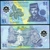 BRUNEI 1 RINGGIT 1996 SULTAN DARUSSALAM y CIUDAD Pick 22A BILLETE DE PLÁSTICO Sultanato de Brunei 1 Dolar 1996 UNC BANKNOTE