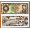 PARAGUAY 50 GUARANIES 1952 ESTIGARRIBIA CAMPO CON CABALLOS Pick 197B BILLETE SC UNC BANKNOTE