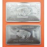. 1 LINGOTE @TITANIO@ ESTADOS UNIDOS 1 ONZA 2019 AMERICAN BUFFALO FINE TITANIUM 999 ONE TROY OUNCE BULLION