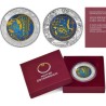 . 1 acoin @19/ABRIL Envío@ AUSTRIA 25 EUROS 2023 CALENTAMIENTO GLOBAL MONEDA DE PLATA NIOBIO ESTUCHE Niob silver