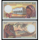 COMORES 500 FRANCOS 1986 NATIVAS y BARCAS EN PLAYA Pick 10.A ***VER FIRMAS*** BILLETE SC Comoros UNC BANKNOTE