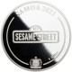 . 1 aaaaaaaaacoin @COLORES@ SAMOA 5 DOLARES 2021 COOKIE MONSTER Barrio Sésamo ESTUCHE BOTE DE GALLETAS MONEDA PLATA 1 ONZA