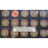. 29 monedas x ESPAÑA 1 PESETA 1944 incluye 1947 * 56 hasta 1966 * 75 ESTADO ESPAÑOL LATON CIRCULADAS Francisco Franco