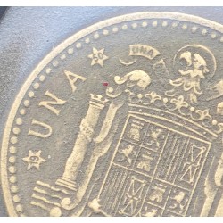 . 29 monedas x ESPAÑA 1 PESETA 1944 incluye 1947 * 56 hasta 1966 * 75 ESTADO ESPAÑOL LATON CIRCULADAS Francisco Franco