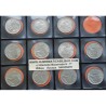 . 17 monedas x ESPAÑA 25 PESETAS 1957 * 58+59+61...75 @ESTRELLA 73 TRUCADA@ ESTADO ESPAÑOL NICKEL CIRCULADAS Francisco Franco