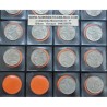 . 17 monedas x ESPAÑA 25 PESETAS 1957 * 58+59+61...75 @ESTRELLA 73 TRUCADA@ ESTADO ESPAÑOL NICKEL CIRCULADAS Francisco Franco