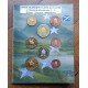 @OFERTA@ INGLATERRA MONEDAS EURO PRUEBA 2003 CARTERA SET Euro Set 8 coins ESSAI PROBE PATTERN United Kingdom Great Britain
