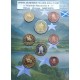 @OFERTA@ INGLATERRA MONEDAS EURO PRUEBA 2003 CARTERA SET Euro Set 8 coins ESSAI PROBE PATTERN United Kingdom Great Britain