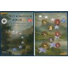 @OFERTA@ INGLATERRA MONEDAS EURO PRUEBA 2003 CARTERA SET Euro Set 8 coins ESSAI PROBE PATTERN United Kingdom Great Britain