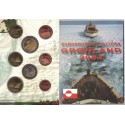@OFERTA@ GROENLANDIA MONEDAS EURO PRUEBA 2004 CARTERA SET Euro Set 8 coins ESSAI PROBE PATTERN Greenland Gronland