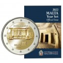 . @AGOTADA@ MALTA CARTERA OFICIAL EUROS 2022 UNC 1+2+5+10+20+50 Centimos 1€ + 2€ + 2 EUROS 2022 TEMPLO HYPOGEUM 10000 uds