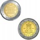 . 2 monedas @NO COINCARD@ BELGICA 2 EUROS 2017 UNIVERSIDAD DE GANTE + UNIVERSIDAD DE LIEJA BIMETÁLICAS SC @PROCEDEN DE CARTERA