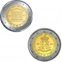 . 2 monedas @NO COINCARD@ BELGICA 2 EUROS 2017 UNIVERSIDAD DE GANTE + UNIVERSIDAD DE LIEJA BIMETÁLICAS SC @PROCEDEN DE CARTERA