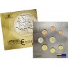 1ª AÑO DE EMISION x LITUANIA CARTERA OFICIAL EUROS 2015 SC 1+2+5+10+20+50 Cts. + 1€ + 2 EUROS 2015 EUROSET KMS Lithuania
