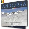 @PRIMER AÑO DE EMISION@ ANDORRA CARTERA OFICIAL EUROS 2014 BU SET 1+2+5+10+20+50 CENTIMOS 1 EURO + 2 EUROS 2014 SC 8 MONEDAS