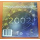 . 1º AÑO DE EMISIÓN x PORTUGAL CARTERA OFICIAL EUROS 2002 SC 1+2+5+10+20+50 CENTIMOS + 1 EURO + 2 EUROS 2002 BU SET KMS