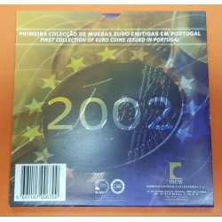 . 1º AÑO DE EMISIÓN x PORTUGAL CARTERA OFICIAL EUROS 2002 SC 1+2+5+10+20+50 CENTIMOS + 1 EURO + 2 EUROS 2002 BU SET KMS