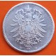 ALEMANIA 1 MARCO 1875 D AGUILA del EMPERADOR GUILLERMO I KM.7 MONEDA DE PLATA MBC- Germany 1 Mark DEUTSCHES REICH