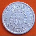 MOZAMBIQUE 5 ESCUDOS 1960 ESCUDO KM.84 MONEDA DE PLATA MBC+ Portugal MOCAMBIQUE