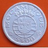 MOZAMBIQUE 5 ESCUDOS 1960 ESCUDO KM.84 MONEDA DE PLATA MBC+ Portugal MOCAMBIQUE