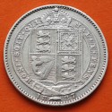 INGLATERRA 1 SHILLING 1887 Queen VICTORIA tipo JUBILEE KM.774 MONEDA DE PLATA MBC- UK British silver coin