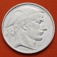 BELGICA 20 FRANCOS 1950 BUSTO DE MERCURIO y LEON Leyenda BELGIQUE KM.140 MONEDA DE PLATA MBC+ Belgium