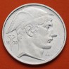 BELGICA 20 FRANCOS 1950 BUSTO DE MERCURIO y LEON Leyenda BELGIQUE KM.140 MONEDA DE PLATA MBC+ Belgium
