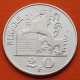 BELGICA 20 FRANCOS 1950 BUSTO DE MERCURIO y LEON Leyenda BELGIQUE KM.140 MONEDA DE PLATA MBC+ Belgium