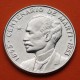 CUBA 25 CENTAVOS 1953 1853 CENTENARIO DE JOSE MARTI KM.27 MONEDA DE PLATA SC- silver coin R/2