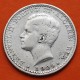 PORTUGAL 100 REIS 1909 REY EMANUEL II KM.548 MONEDA DE PLATA MBC- Reino de Algarve SILVER COIN