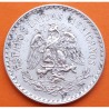 MEXICO 1 PESO 1944 GORRO FRIGIO KM.455 MONEDA DE PLATA MBC + MANCHITAS silver coin ESTADOS UNIDOS MEXICANOS R/3