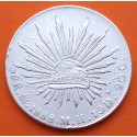 MEXICO 8 REALES 1888 MH. Mo. Ceca de MEXICO GORRO FRIGIO KM.377.13 MONEDA DE PLATA MBC República Mexicana R/1