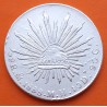 MEXICO 8 REALES 1888 MH. Mo. Ceca de MEXICO GORRO FRIGIO KM.377.13 MONEDA DE PLATA MBC República Mexicana R/1
