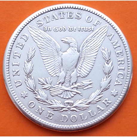 @ÚLTIMO AÑO DE FABRICACIÓN@ ESTADOS UNIDOS 1 DOLAR 1921 S MORGAN KM.110 MONEDA DE PLATA MBC+ USA $1 Dollar coin R/5