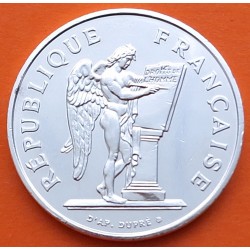 FRANCIA 100 FRANCOS 1989 ANGEL ALADO DERECHOS HUMANOS KM.970 MONEDA DE PLATA EBC @LIMPIADA@ France silver R/3