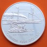 CANADA 1 DOLAR 1991 BARCO DE VAPOR FRONTENAC 175 ANIVER. KM.179 MONEDA DE PLATA PROOF Silver Dollar