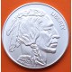 @OFERTA@ ESTADOS UNIDOS 1 ONZA 1988 aprox BUFFALO e INDIO SIOUX MONEDA DE PLATA One Troy Ounce silver