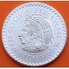 MEXICO 5 PESOS 1947 INDIO CUAUHTEMOC KM.465 MONEDA DE PLATA SC- Mejico silver coin 0,87 ONZAS R/4