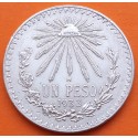 MEXICO 1 PESO 1933 GORRO FRIGIO KM.455 MONEDA DE PLATA MBC+ silver coin ESTADOS UNIDOS MEXICANOS R/2