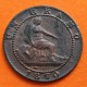 ESPAÑA Gobierno Provisional 1 CENTIMO 1870 OM DAMA y LEON KM.660 MONEDA DE BRONCE MBC++ Spain R/5