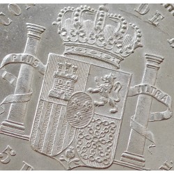 . @BELLÍSIMA@ ESPAÑA 5 PESETAS 1892 * 18 92 PGM REY ALFONSO XIII tipo "RIZOS" KM.700 MONEDA DE PLATA (DURO) Spain silver R/3