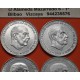 . @1,95 ONZAS de PLATA PURA@ 4 monedas x ESPAÑA 100 PESETAS 1966 * 19 66 + 1966 * 67 + 1966 * 68 + 1966 * 70 FRANCO KM.797 L/3