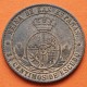 @PRECIOSA@ ESPAÑA REINA ISABEL II 2,50 CENTIMOS DE ESCUDO 1868 OM Ceca de BARCELONA KM.634.1 MONEDA DE COBRE EBC Spain R/3