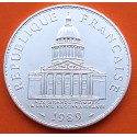 @ESCASA@ FRANCIA 100 FRANCOS 1989 PANTHEON KM.951.1 MONEDA DE PLATA SC- France silver